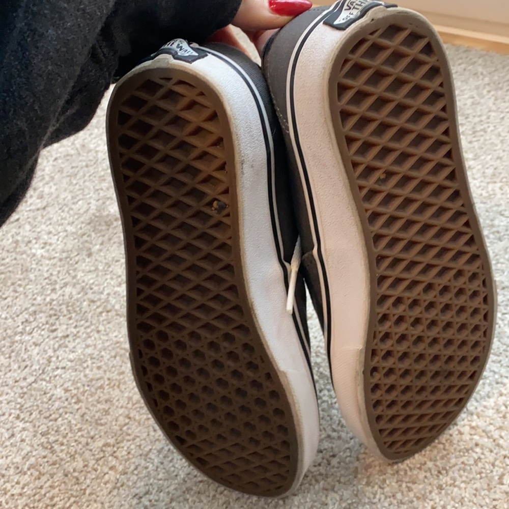 VANS Gray canvas lace up sneakers - Picture 5 of 5